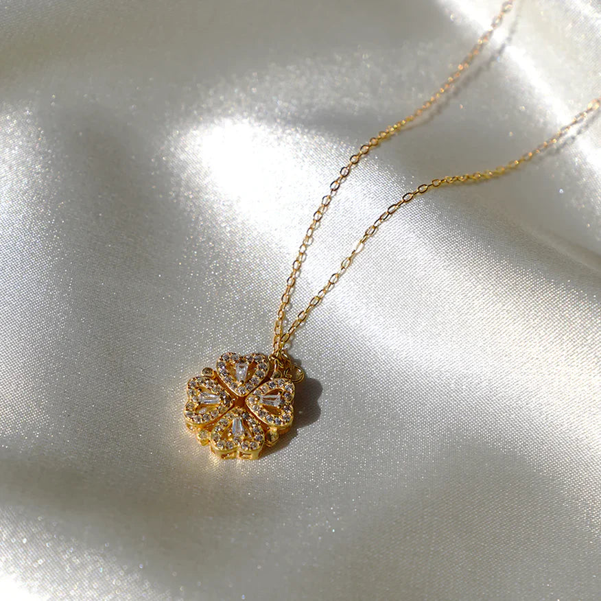 Regalo especial - Rosa eterna preservada y collar "A Mi Hija"