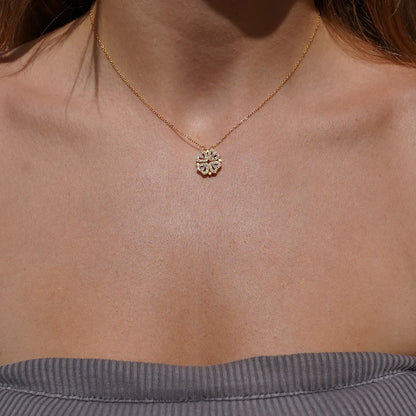 Regalo especial - Rosa eterna preservada y collar "A Mi Hija"